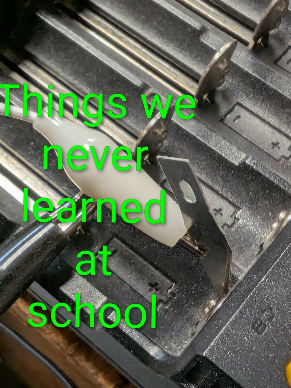 Things we never learned at school
